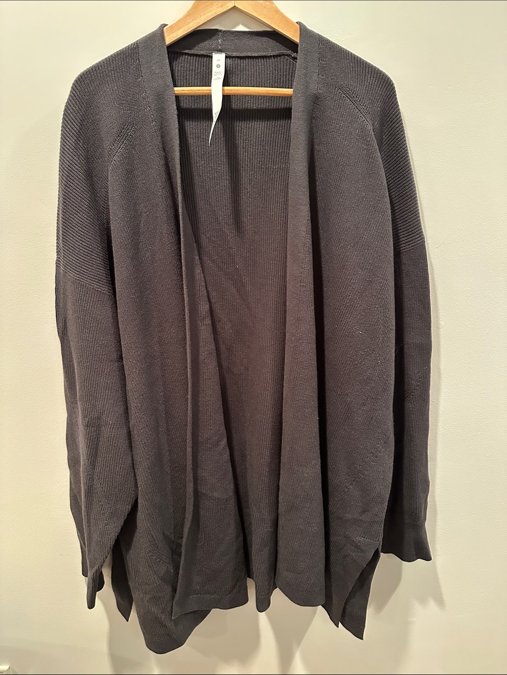 lululemon athletica Women’s Open-Front Cardigan - Charcoal